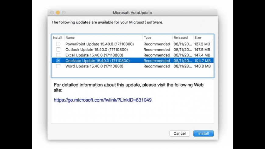 should i install microsoft autoupdate for mac